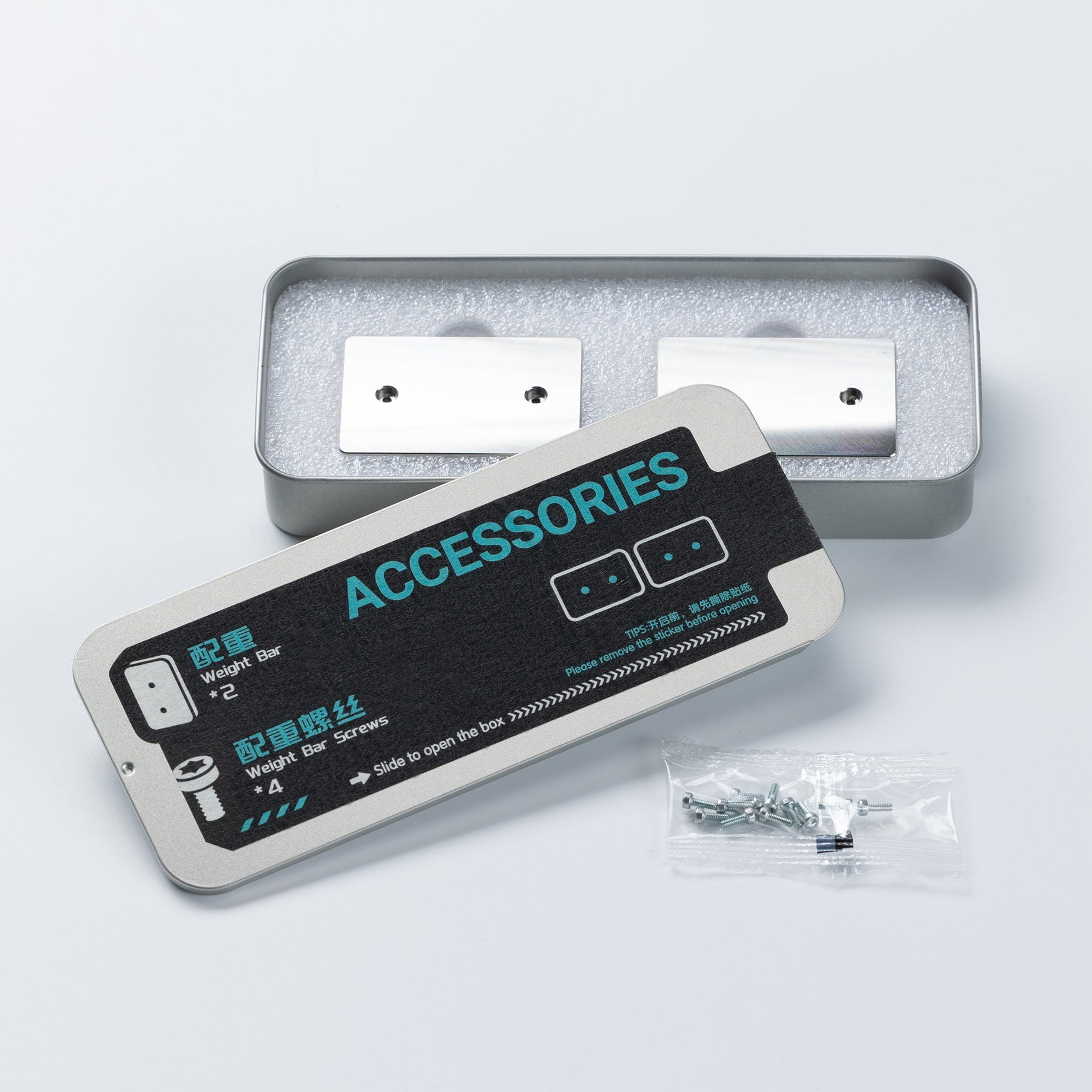 Tofu60 65 Stainless Steel Battery Bay Weight Bar