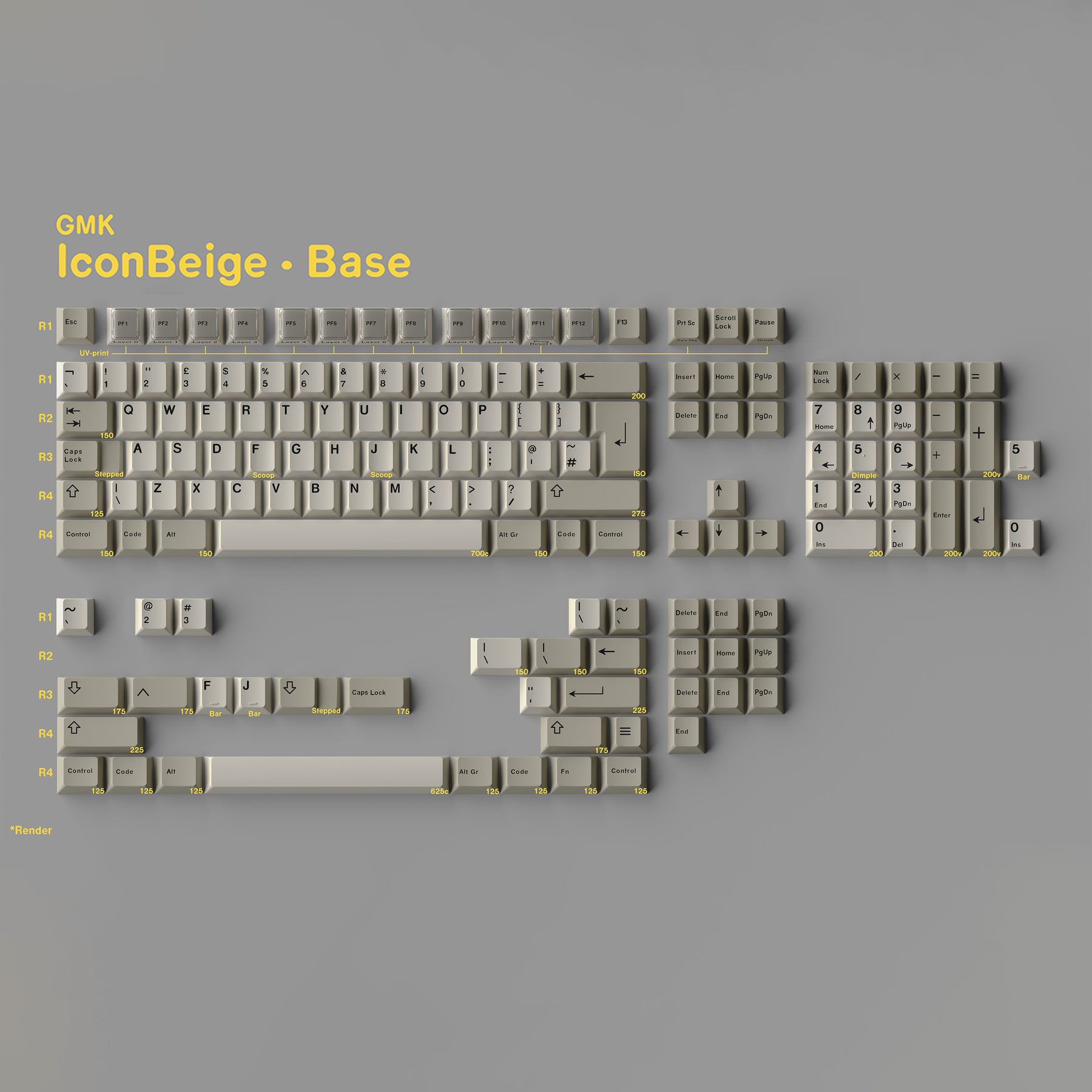 GMK CYL Icon Beige