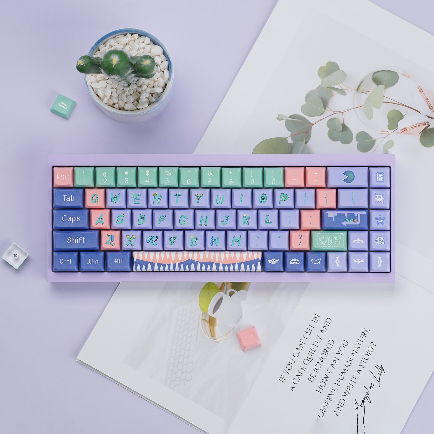 Night Owl XDA Profile Keycaps Set