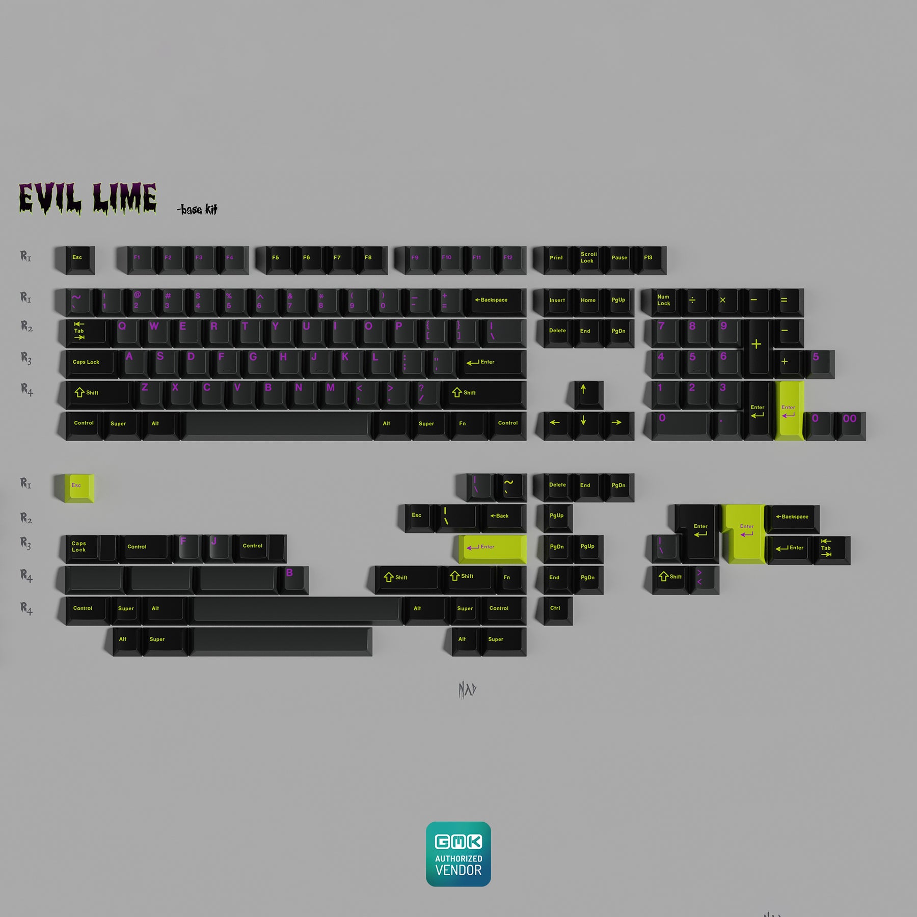 GMK CYL Evil Lime