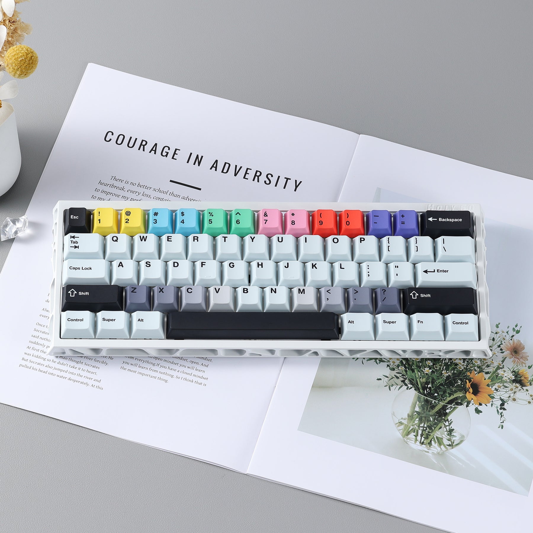Ready to use Holy60 Keyboard with PBTfans no signal