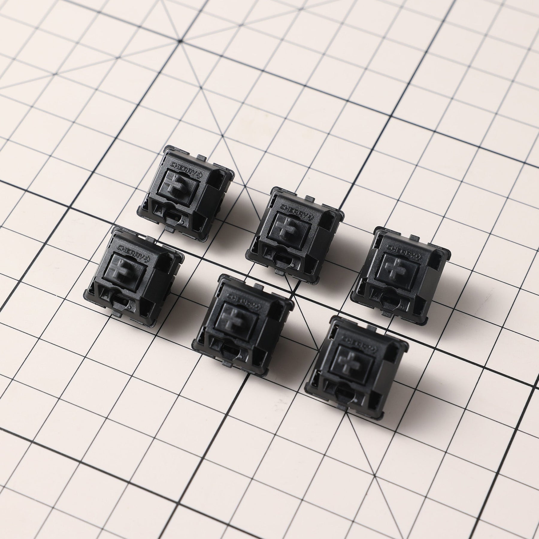 Cherry Black MX Hyperglide linear switches MX1A-11NW