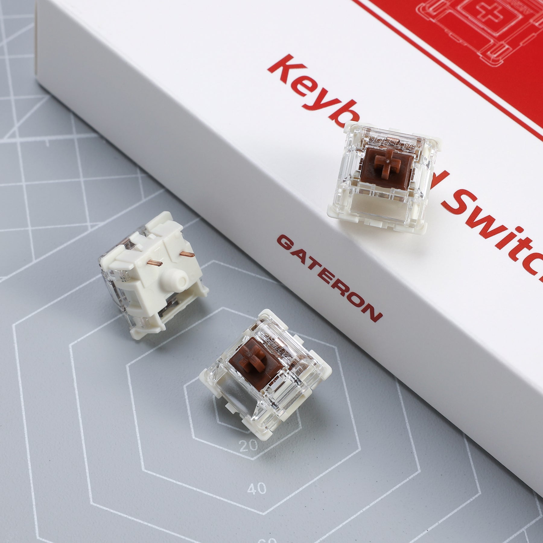 Gateron G Pro 3.0 Brown Tactile Switches