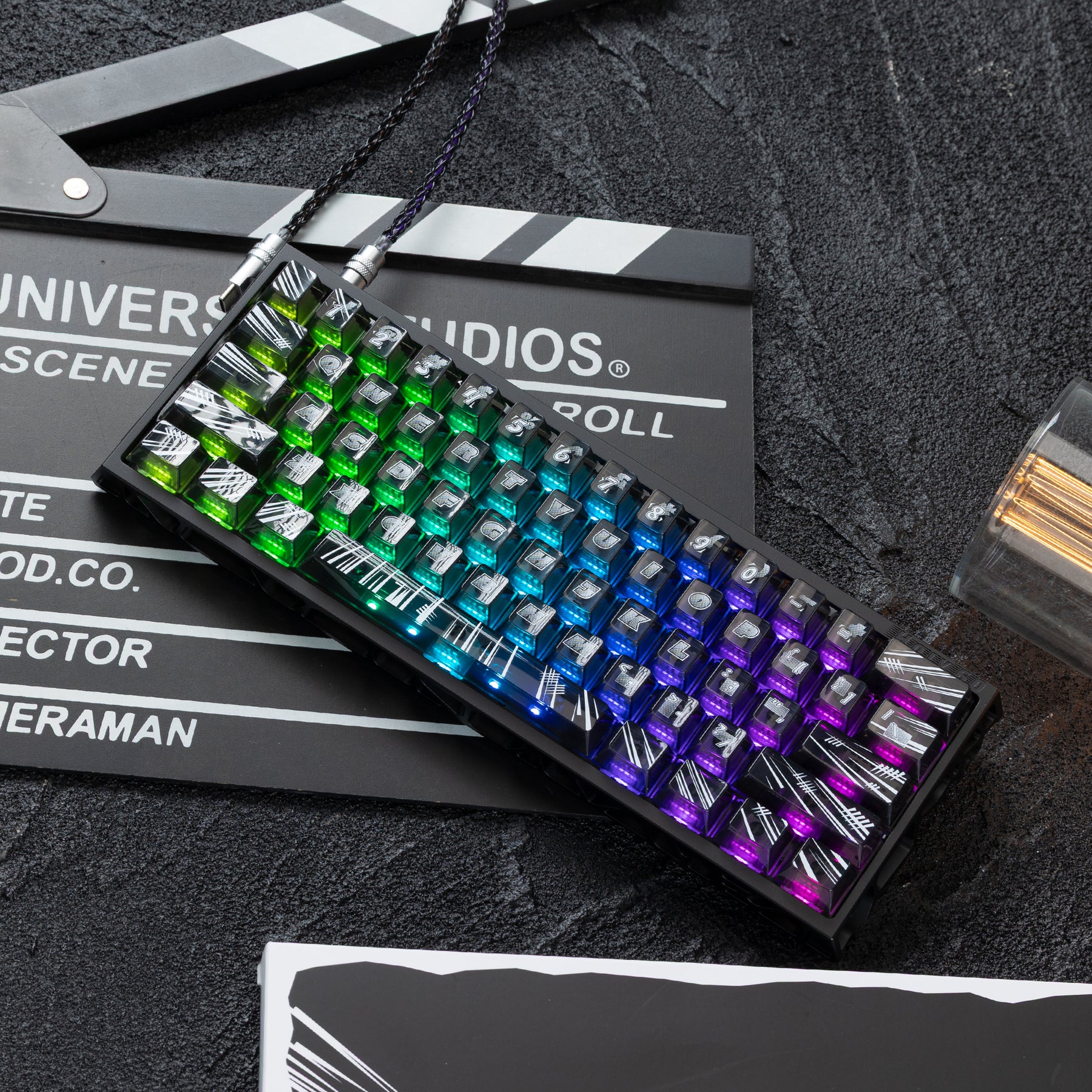 Ready to use Holy60 HE Magnetic Gaming Keyboard with PBTfans Flash