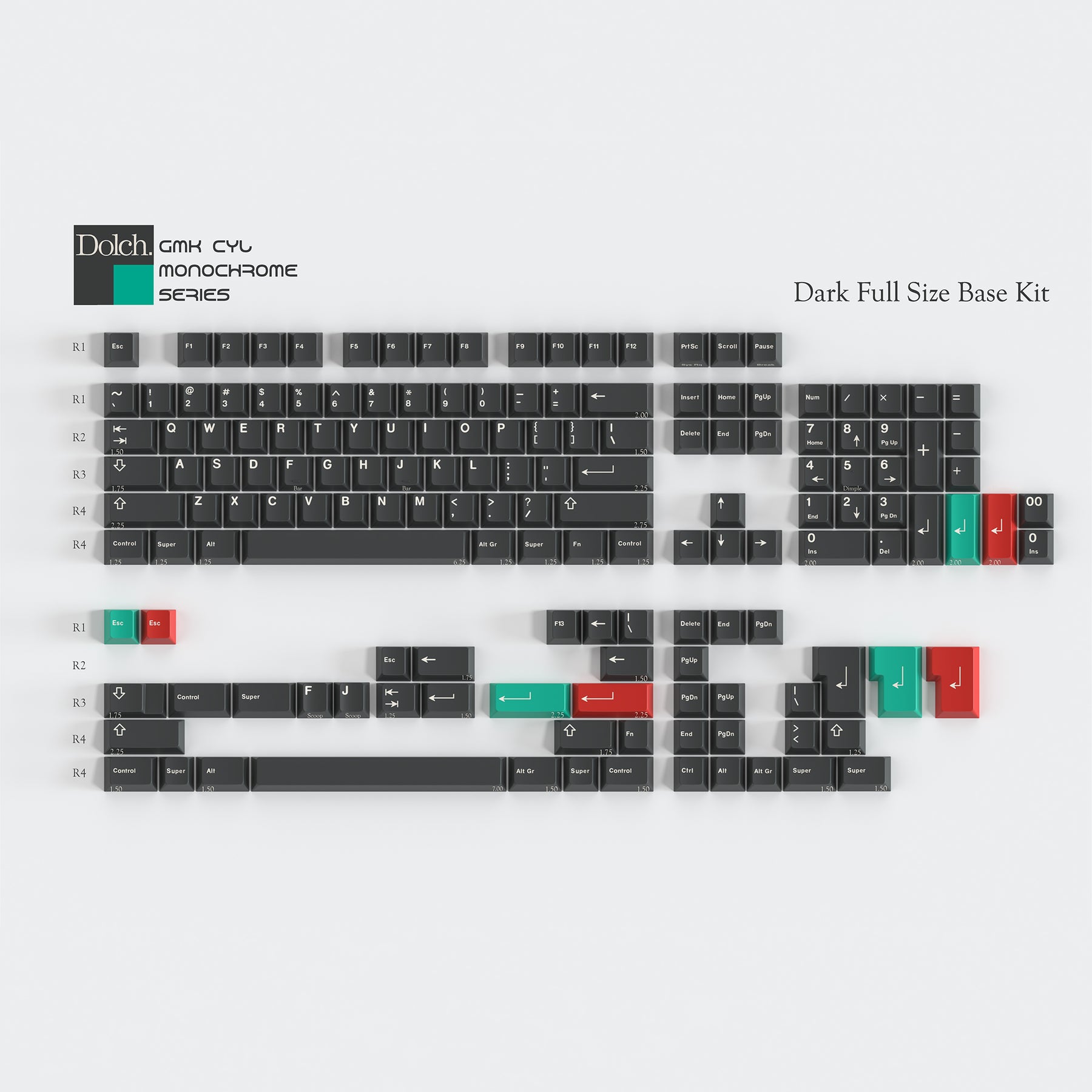 GMK CYL Monochrome Dolch