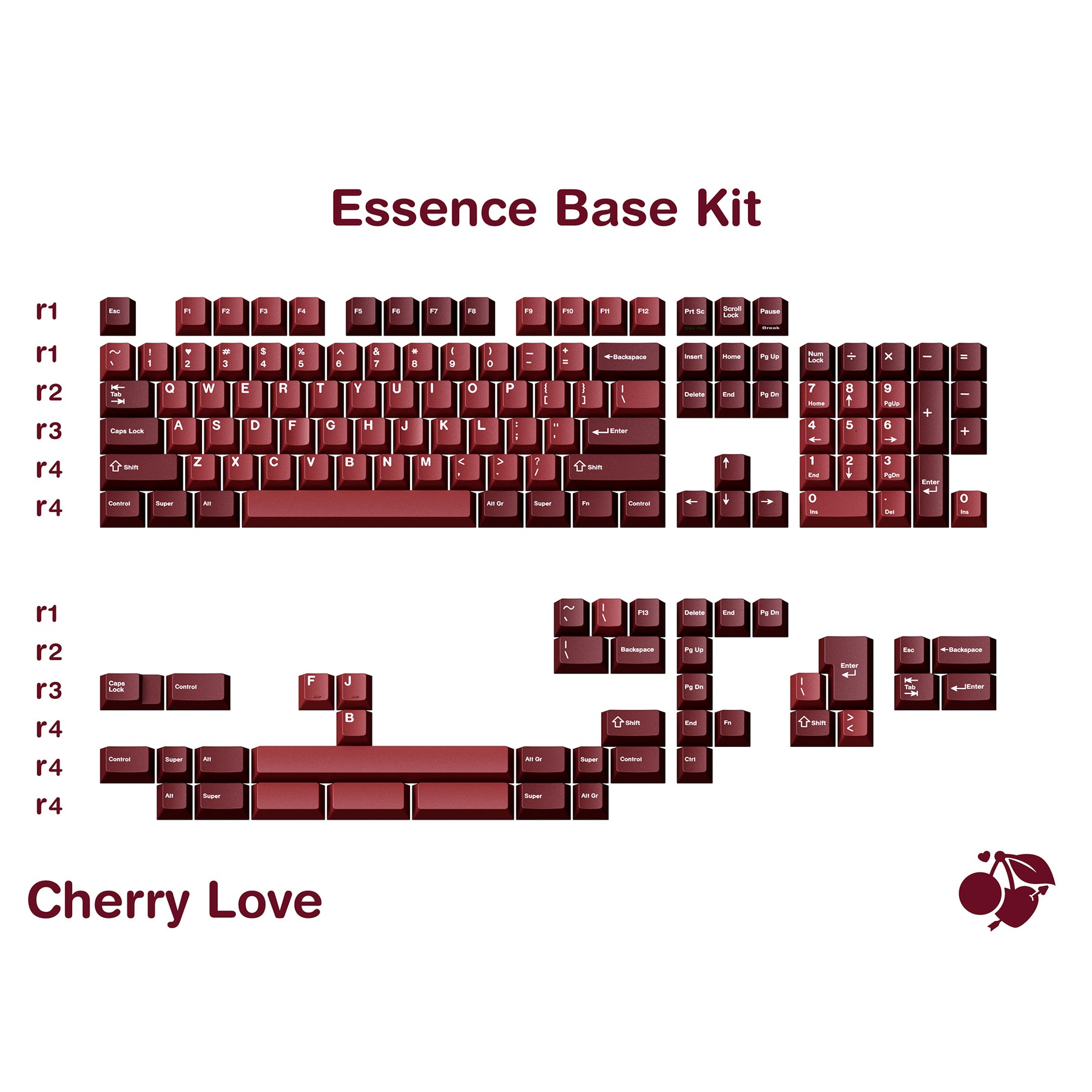 GMK CYL Cherry Love