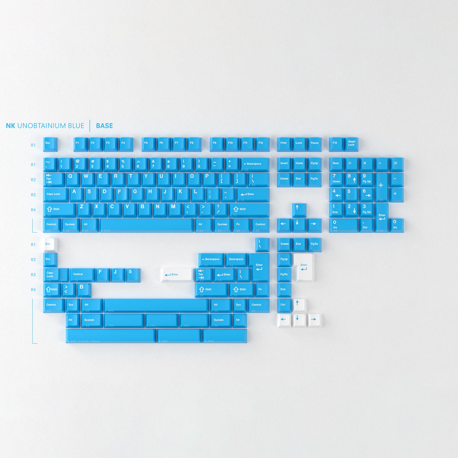 GMK CYL Unobtanium Blue