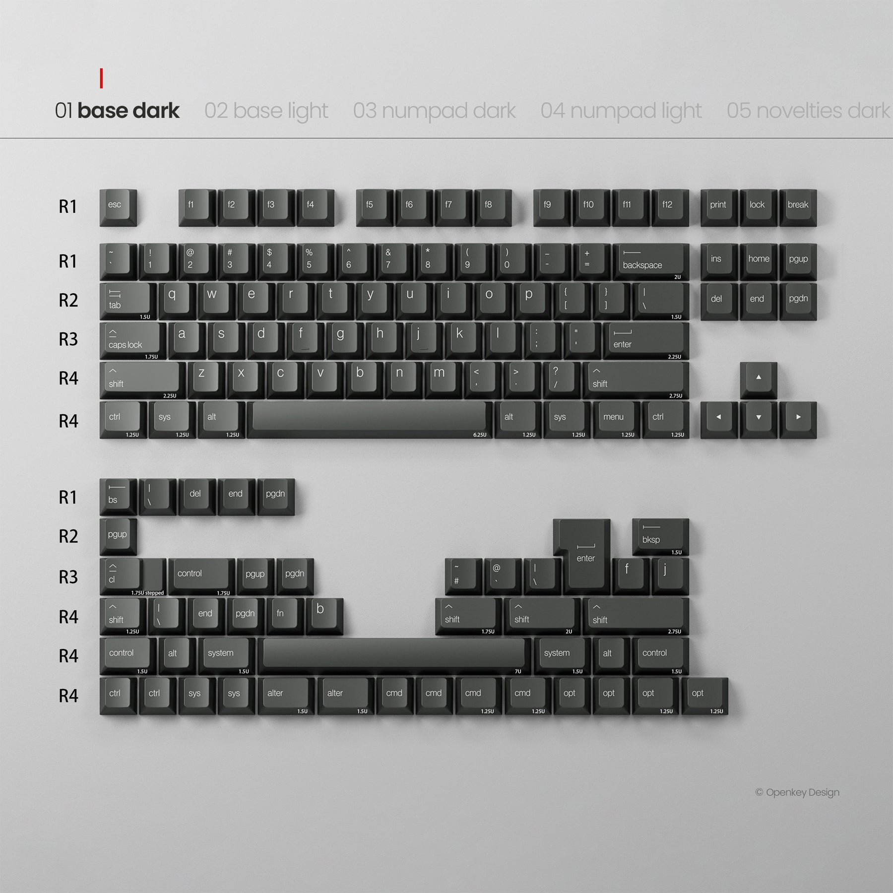 PBTfans x Openkey Design Less, but better Dark